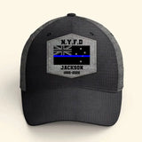 Personalized Australian Police Custom Department & Name Thin Blue Line Flag Cap Printed KVH241188
