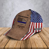 Personalized US Police Department Custom Name & Time Cap 3D Printed AHVA241186
