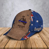 Personalized Australian Police Department Custom Name & Time Cap 3D Printed AHVA241186