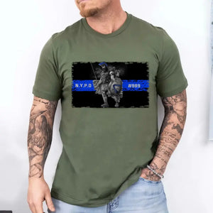 Personalized Police Warrior Custom Department & ID T-shirt Printed KVH241226