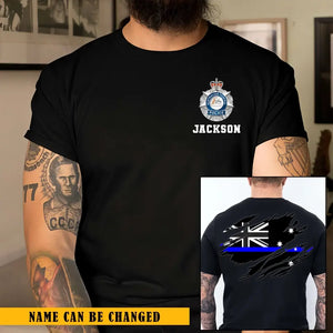 Personalized Australian Police Branch Logo Custom Name T-shirt Printed KVH241257