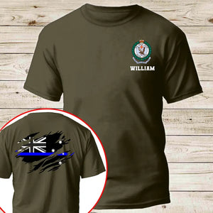 Personalized Australian Police Branch Logo Custom Name T-shirt Printed KVH241257