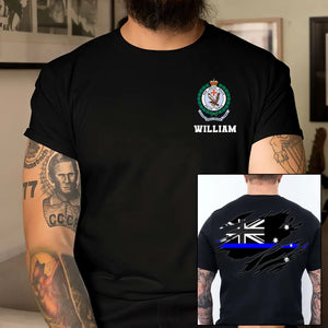 Personalized Australian Police Branch Logo Custom Name T-shirt Printed KVH241257