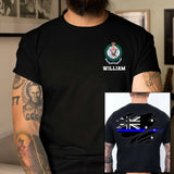 Personalized Australian Police Branch Logo Custom Name T-shirt Printed KVH241257