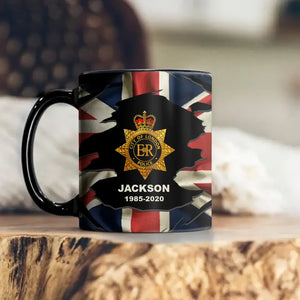 Personalized UK Police Branch Logo Custom Name & Time Mug Printed VQ241314