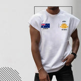 Personalized Retired Australian Army Australia Flag Custom Name Men Tank Top Printed AHHN241332