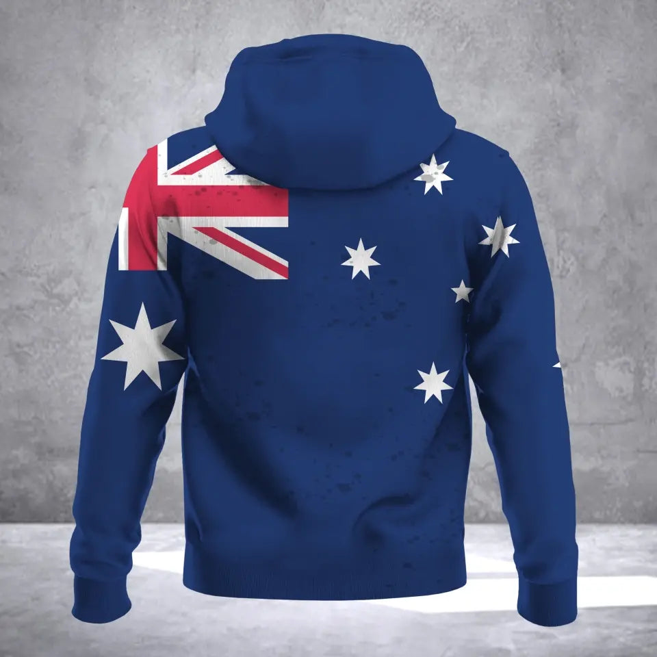 Personalized Australian Police Branch Logo Lace-up Long Sleeves Hoodie 3D Printed LVA241357