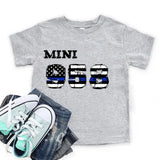 Personalized US Police's Son Police's ID Number Kid's T-shirt Printed QTVA241409