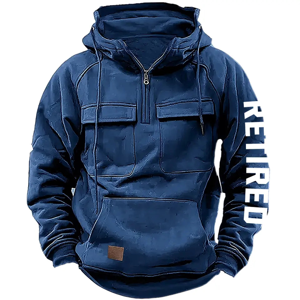 Personalized Retired Canadian Police Department Custom Time American Retro Hooded Sweatshirt Printed KVH241440