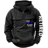 Personalized Retired Australian Police Department Custom Time American Retro Hooded Sweatshirt Printed KVH241440