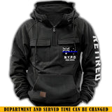 Personalized Retired Australian Police Department Custom Time American Retro Hooded Sweatshirt Printed KVH241440