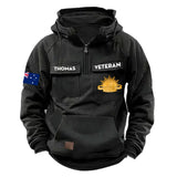 Personalized Australian Veteran Branch Logo Canada Flag American Retro Hooded Sweatshirt Pritned QTKH241469