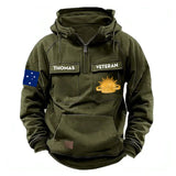 Personalized Australian Veteran Branch Logo Canada Flag American Retro Hooded Sweatshirt Pritned QTKH241469