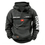 Personalized Swiss Army Veteran Custom Name American Retro Hooded Sweatshirt Printed QTVA241542