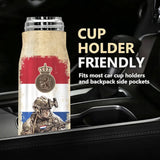 Personalized Netherlands Army Veteran Custom Rank & Name Bullet Tumbler Printed AHVA241537