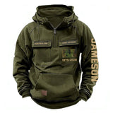 Personalized Australian Army Veteran Flag Camo Custom Name American Retro Hooded Sweatshirt Printed KVH241587