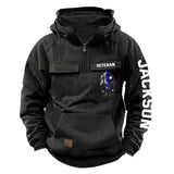 Personalized Australian Veteran Starpan Helmet & Name American Retro Hooded Sweatshirt Printed QTKH241589