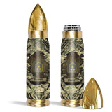Personalized Austrian Veteran Rank Camo Custom Name Bullet Tumbler Printed VA241591