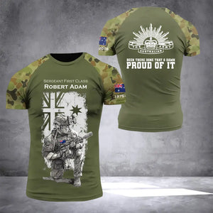 Personalized Australian Veteran Been There Done That & Damn Proud Of It 3D T-shirt Printed VQ241606