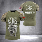 Personalized UK Veteran Been There Done That & Damn Proud Of It 3D T-shirt Printed VQ241606