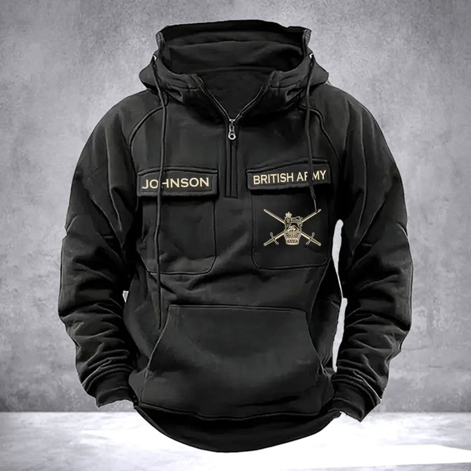 Personalized UK Army Veteran Been There Done That & Damn Proud Of It American Retro Hooded Sweatshirt Printed LVA241621