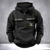 Personalized UK Army Veteran Been There Done That & Damn Proud Of It American Retro Hooded Sweatshirt Printed LVA241621