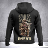 Personalized UK Army Veteran Been There Done That & Damn Proud Of It American Retro Hooded Sweatshirt Printed LVA241621