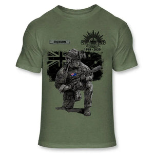 Personalized Australian Veteran Camo Custom Name & Time T-shirt Printed VQ241619