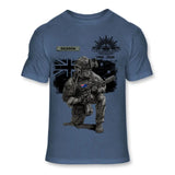 Personalized Australian Veteran Camo Custom Name & Time T-shirt Printed VQ241619