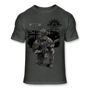 Personalized Australian Veteran Camo Custom Name & Time T-shirt Printed VQ241619