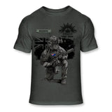 Personalized Australian Veteran Camo Custom Name & Time T-shirt Printed VQ241619