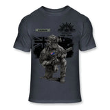 Personalized Australian Veteran Camo Custom Name & Time T-shirt Printed VQ241619