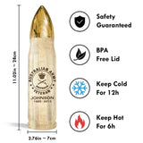 Personalized Australian Veteran Logo Custom Name & Time Bullet Tumbler Printed AHVQ241628