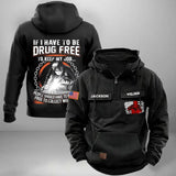 Personalized If I Have To Be Drug Free To Keep My Job People Should Have To Be Drug Free To Collect Welfare US Welder American Retro Hooded Sweatshirt Printed KVH241651