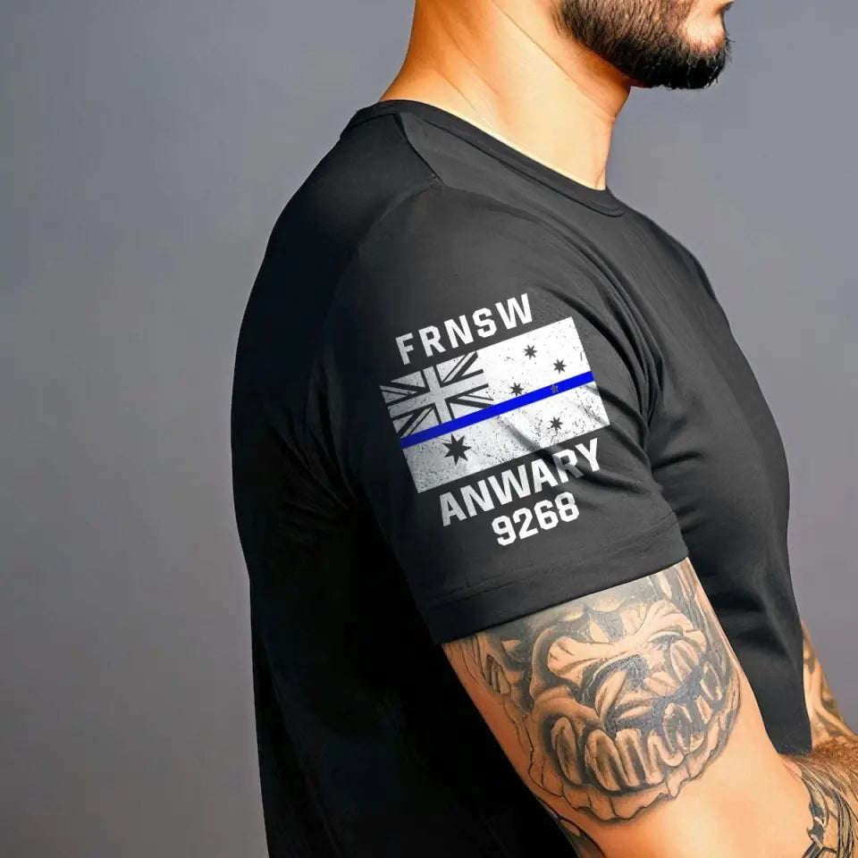 Personalized The Devil Saw Me With My Head Down And Thought He'd Won Until I Said Amen Australian Police T-shirt Printed QTVA241704