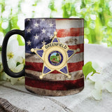 Personalized US Police Badge US Flag Mug Printed AHHN241787