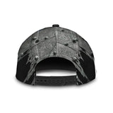 Personalized US Police Badge Police Officer Grey 3D Cap Printed KVH241800