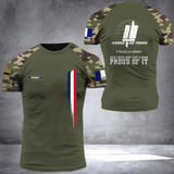 Personalized French Army Veteran Been There Done That & Damn Proud Of It 3D T-shirt Printed AHVQ241894