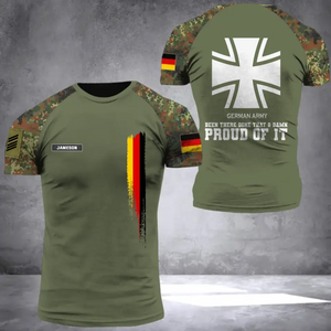 Personalized German Army Veteran Been There Done That & Damn Proud Of It 3D T-shirt Printed AHVQ241894