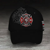 Personalized US Firefighter ID Number Firefighter Logo Cap 3D Printed QTKH241914