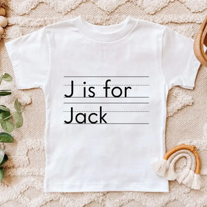 Personalized Alphabet Kid Name Kid T-shirt Printed VQ241921