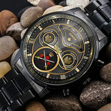 Personalized Canadian Veteran Logo & Rank Gold Custom Name & Time Watch Printed AHVA241926