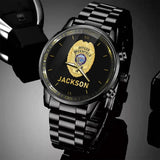 Personalized US Police Badge Police Officer Custom Name Watch Printed QTKH241927