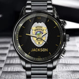 Personalized US Police Badge Police Officer Custom Name Watch Printed QTKH241927