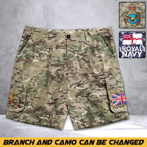 Personalized UK Veteran Camo UK Military Logo
Cargo Short Printed AHVA241937