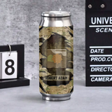 Personalized United State Veteran Rank Camo Custom Name Stainless Steel 3D Print Cup Printed VA241942