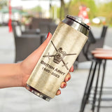 Personalized British Veteran Logo Custom Rank Camo & Name Stainless Steel 3D Print Cup Printed AHVA241945