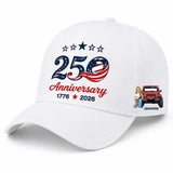 Personalized America 250th Anniversary Custom Jeep Girl Cap 3D Printed