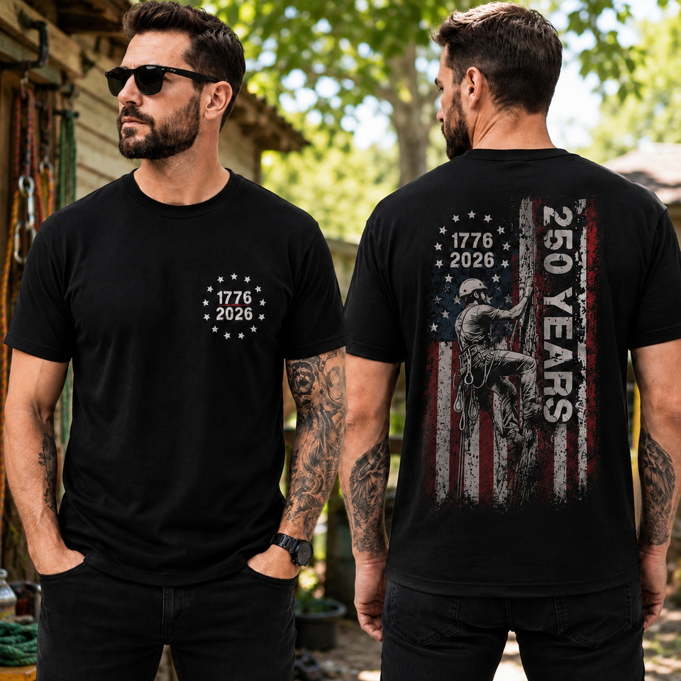 250th Aniversary Arborist Flag Polo Shirt 3D Printed