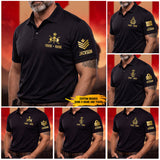 Premium Personalized Canadian Polo Shirt 030401, Gifts For Vetetan Gifts For Canadian Veteran